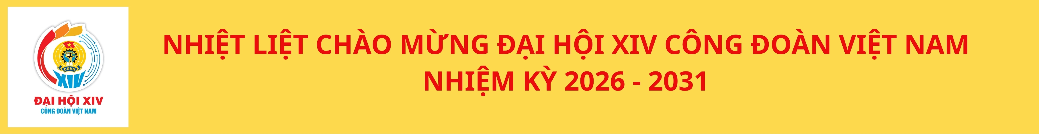 chào mừng ĐH công đoàn